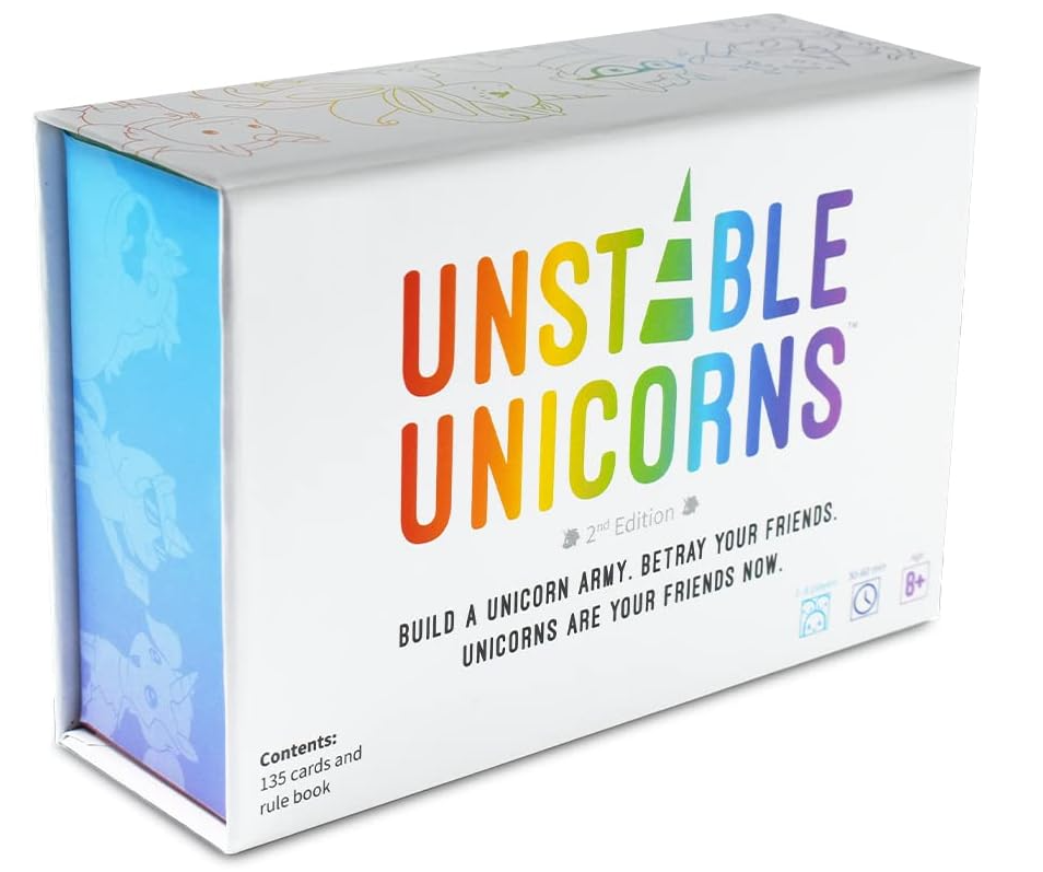 Unstable unicorns game is like the Exploding Kittens game